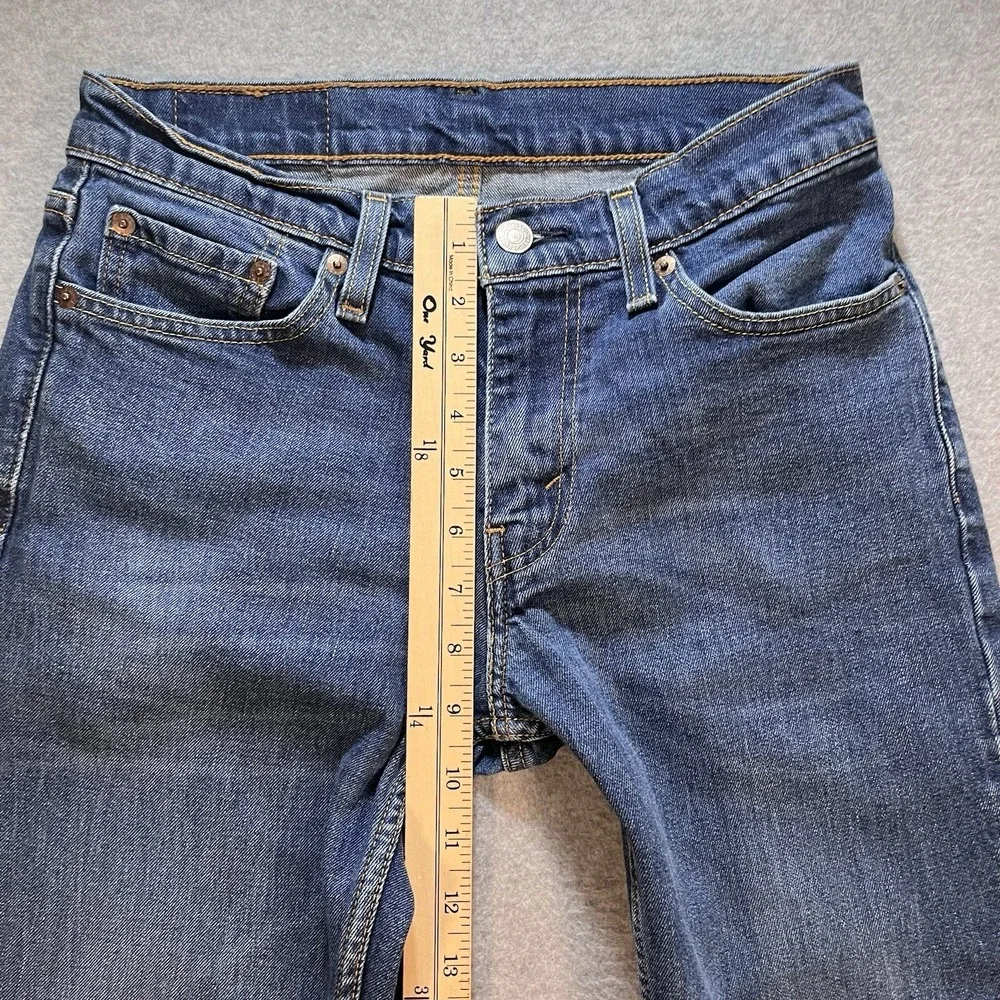 Levis 511 Jeans‎ Mens 29X32 Blue Slim Straight Dark Faded American Denim